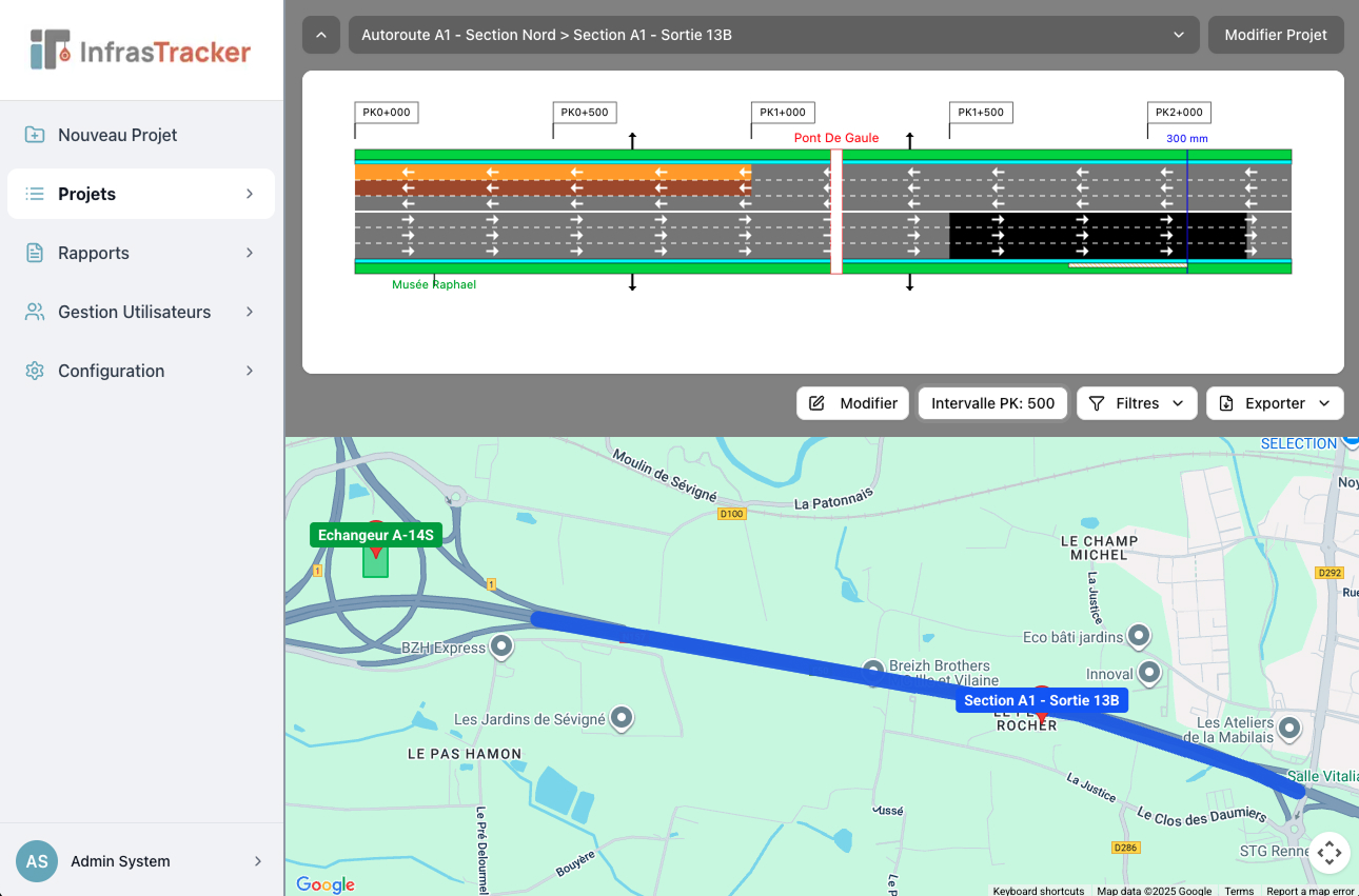 InfrasTracker — 1