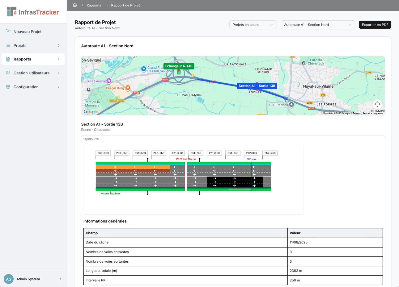 InfrasTracker — 2