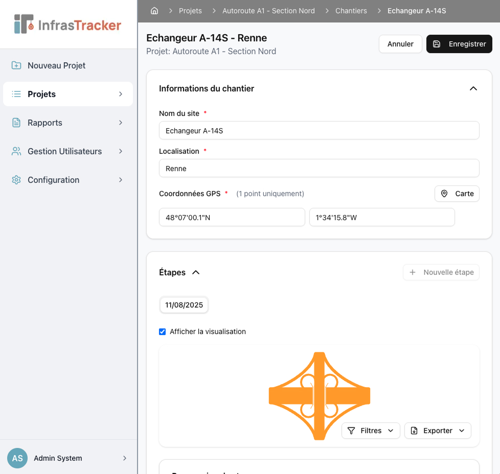 InfrasTracker — 5